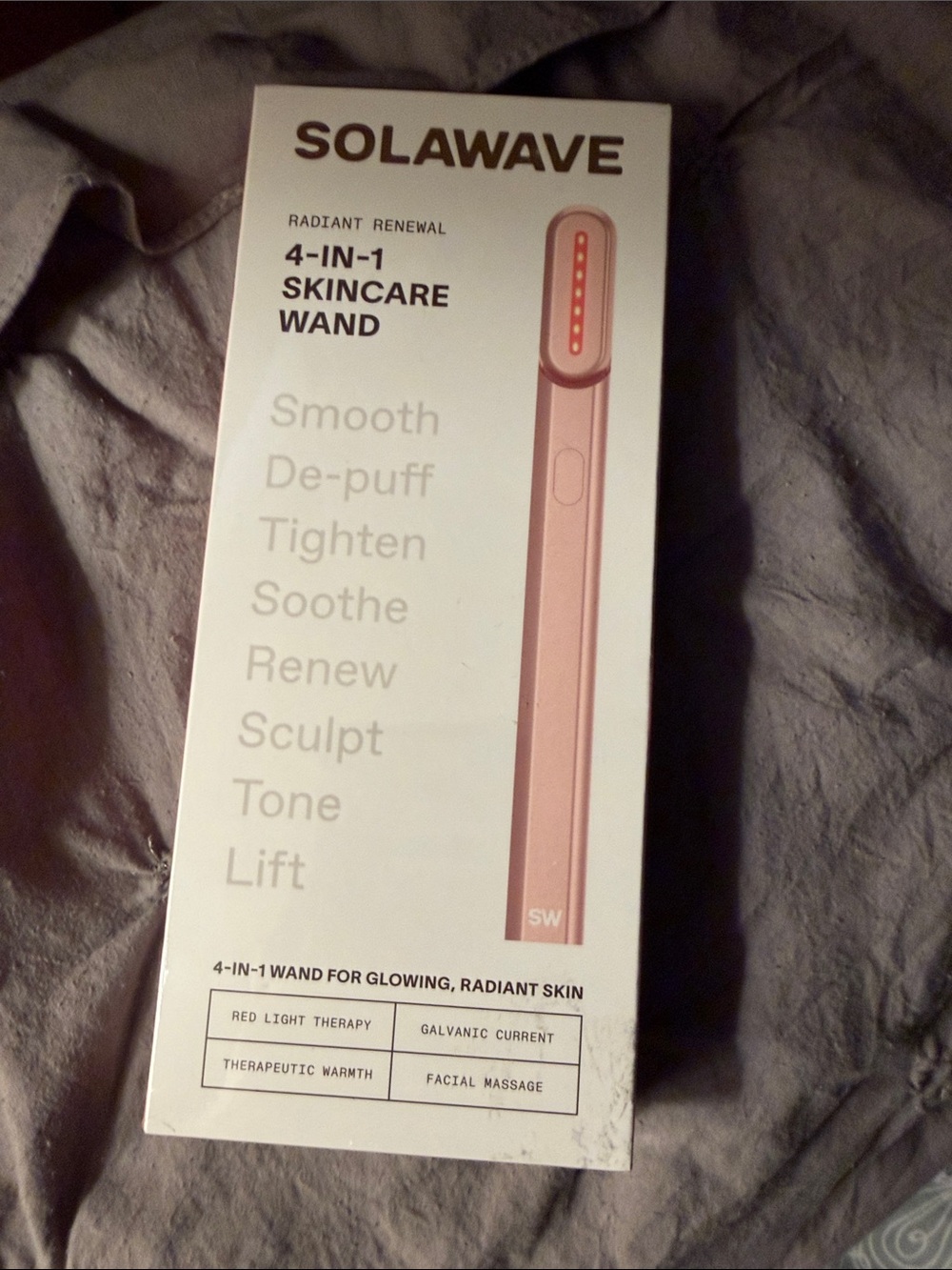 Solawave Radient Renewal 4-in-1 skincare wand